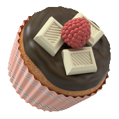 left cupcake
